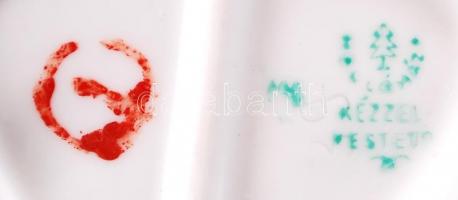 Ludas Matyi, kézzel festett, jelzett Hollóházi figura, hibátlan / 
Hand painted figure, 18 cm