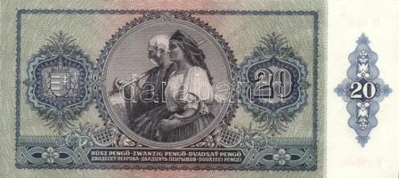 1941. 20P "005" (3x) egymás utáni sorszámmal! T:I