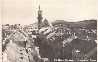 Beszterce Mussolini utca / street