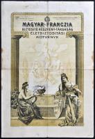 Budapest 1931. "Magyar-Francia Biztosító Részvénytársaság Életbiztosítási Kötvénye" T:III