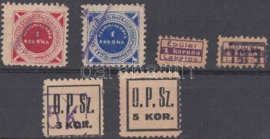 Gáz- és fűtésszerelők, lakatosok védelmi alapja 6 db segélybélyeg