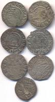 Középkori Denar Ag tétel 7db klf pénzzel T:vegyes