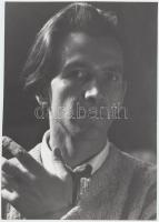 cca 1960 Botta Ferenc (1919-1968): Portré. Vintage fotó, hátoldalán feliratozott