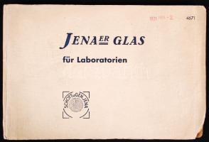 1931 Jenaer Glas für Laboratorien. Jénai orvosiüveg-katalógus