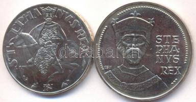 1972. 50Ft Ag + 100Ft Ag "Szt.István" pár T:BU