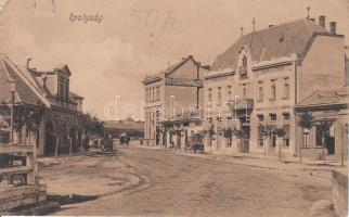 Ipolyság, Hotel Pannónia, Kumzsik István üzlete / shop (b)