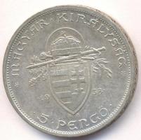 1938. 5P Ag "Szent István" T:2