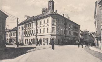 Arad, Zsidó templom és bérház; Pichler Sándor kiadása / synagogue, Jewish apartment house