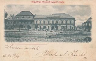 1899 Nagybánya, main square