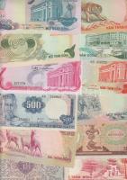 Vietnam 21db modern bankjegy, közte 7db UNC T:vegyes Vietnam 21pcs of modern banknotes with UNC ones C:mixed