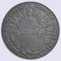 1780B Tallér Ag "Mária Terézia" Körmöcbánya (27.82g) T:2- Hungary 1780B Madonnentaler Ag "Maria Theresia" Kremnitz (27.82g) C:VF Huszár 1680., Davenport 1133A., Unger III.: 1228d.