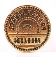 cca 1920 "Práger Ignácz - Polgárdi" feliratú, réz bélyegző, 13cm