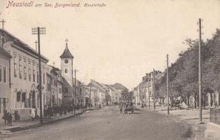 Nezsider, Neusiedl am See, church, street