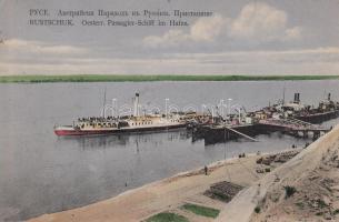 Ruse, Rustschuk; port, Austrian ship