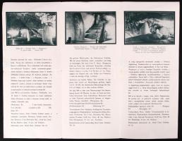 cca 1930 Dobsina jégbarlang reklám nyomtatvány