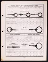 1926 Bp. III. Budapesti Facsavar-, Vas-, és Fémnemügyár Részvénytársaság. Képes katalógus