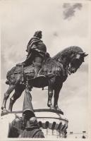 Kolozsvár Mátyás király szobor / statue; 2 postcards