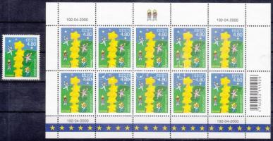 Europe CEPT: Europe stamp + mini sheet, Europa CEPT: Európa bélyeg + kisív