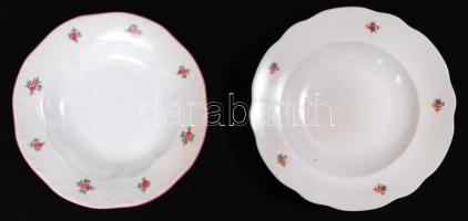 Háború előtti majdnem nagy Zsolnay porcelán készlet leveses, pecsenyés és süteményes tálak 8-8 db la...