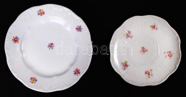 Háború előtti majdnem nagy Zsolnay porcelán készlet leveses, pecsenyés és süteményes tálak 8-8 db la...