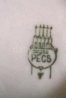 Háború előtti majdnem nagy Zsolnay porcelán készlet leveses, pecsenyés és süteményes tálak 8-8 db la...