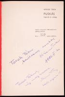 Hámori Tibor: Puskás, legenda és valóság. Bp., 1982. Puskás, Buzánszky és az iró HÁmori Péter saját ...