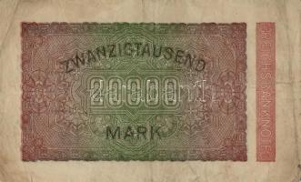 Vegyes magyar és külföldi bankjegy tétel, főleg inflációs német bankjegyek T:vegyes