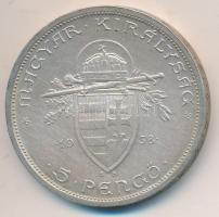 1938. 5P Ag "Szent István" T:2