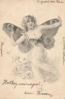 Butterfly lady