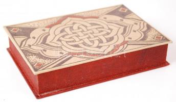 Bőr dobozka, 11×15 cm, m:3 cm