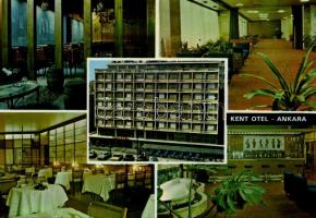 21 db modern, török képeslap, benne Boszporusz és Isztambul leporello / 21 modern Turkish postcards,...