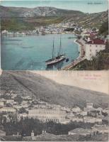 4 db régi, horvát képeslap / 4 Croatian postcards