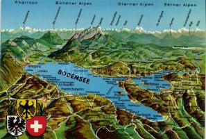 36 db modern képeslap: 14 térkép lap és 22 díjjegyes lap / 36 modern postcards: 14 map cards and 22 ...