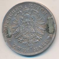 Német Államok / Poroszország 1888A 2M Ag "I Frigyes" T:2-(forrasztásnyom)
German States / ...