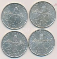 1994. 200Ft Ag "Deák" (4x) T:2