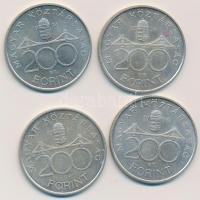 1994. 200Ft Ag "Deák" (4x) T:2