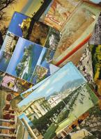 29db Nyugat-európai és tengerentúli modern városképes lap, közte sok afrikai