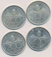 1994. 200Ft Ag "Deák" (4x) T:2