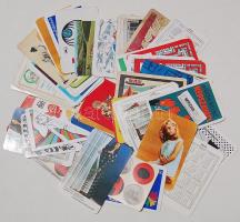 54db kártyanaptár (magyar) az 1960 és 1970-es évekből