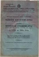 A Magyar Országos Torna Szövetség közös gyakorlatai és ritmikus gyakorlatai az 1933. és 1934. évre