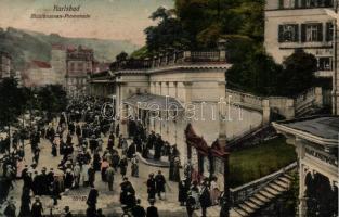 Karlovy Vary, Karlsbad; Mühlbrunnen promenade