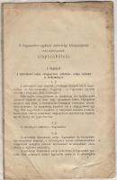 A fogyasztási egyletek szövetségi központjának alapszabályai (Nagyszeben, 1905)