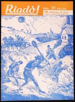 1943 Riadó! VII/2. szám. Kiadja a Légoltalmi Liga