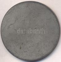 Madarassy Walter (1909-1994) 1938. "III.Országos Magyar Bélyegkiállítás" ezüstözött Br pla...