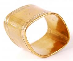 cca 1930 Réz szalvétagyűrű /
Brass napkin ring