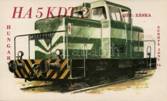 16 db modern, használatlan, jó állapotú, gőzmozdony motívumú képeslap, a Közlekedési Múzeum sorozata...