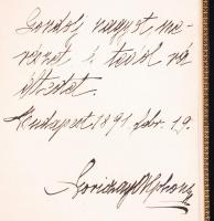 1981 Losonczy Elemér emlékkönyve a Piarista gimnáziumban tett érettségiének emlékére, benne számos i...