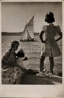 Balaton és környéke 21 db régi képeslap