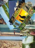 23db ausztrál, kanada, új-zélandi modern városképes és állatos lap, közte több légiposta