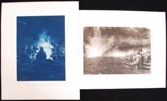 1914-1918 Az Érdekes Újság 8db, I. világháborús harctéri felvétele /
Photos from World War I